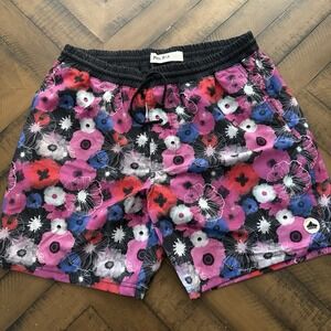 Sport of Kings Shorts Mens Medium Skulls Swim Trunks Hybrid Elastic Waist